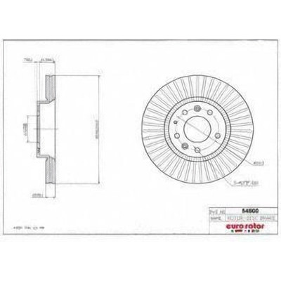 EUROROTOR - 54500 - EUROROTOR - 54500 - Front Premium Rotor