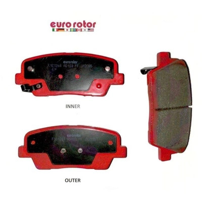 EUROROTOR - ID1284H - EUROROTOR - ID1284H - Rear Ceramic Pads