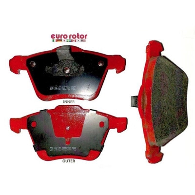 EUROROTOR - F1D1305 - Front Semi Metallic Pads by EUROROTOR - F1D1305