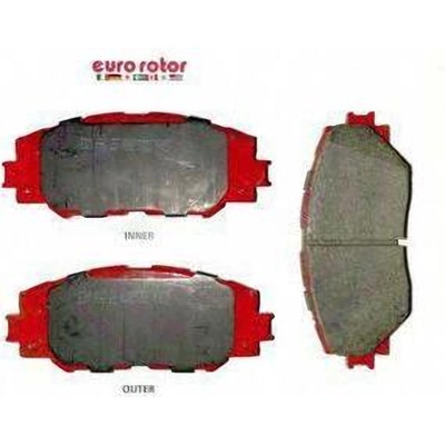 EUROROTOR - F1D1210H - Front Semi Metallic Pads