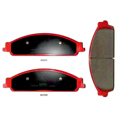 Front Ceramic Pads by EUROROTOR - ID1070H