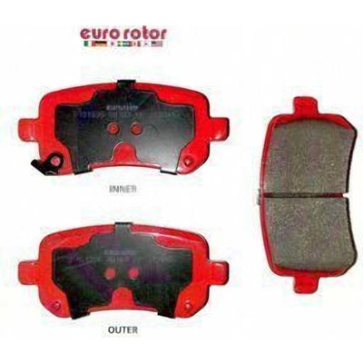 EUROROTOR - F1D1326H - EUROROTOR - F1D1326H - Rear Semi Metallic Pads