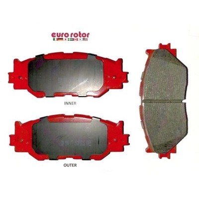 EUROROTOR - F1D1178H - Front Semi Metallic Pads by EUROROTOR - F1D1178H