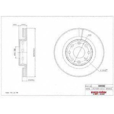 EUROROTOR - 55182 - Front Disc Brake Rotor by EUROROTOR - 55182