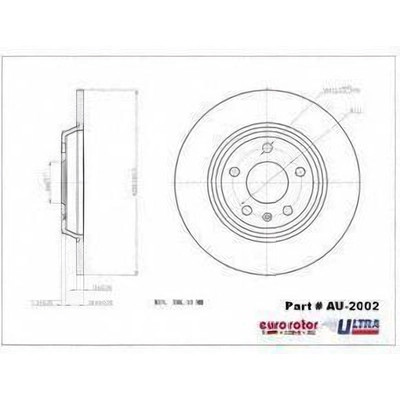 EUROROTOR - AU2002 - EUROROTOR - AU2002 - Rear Premium Rotor