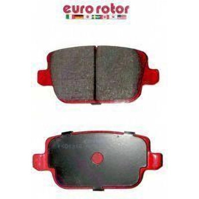 Rear Semi Metallic Pads by EUROROTOR - F1D1314