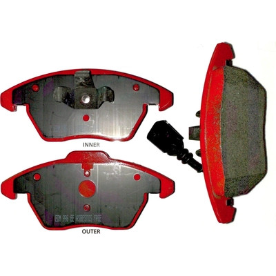 EUROROTOR - F1D1107H - Front Semi Metallic Pads