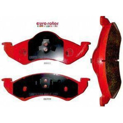 Front Semi Metallic Pads by EUROROTOR - F1D820H