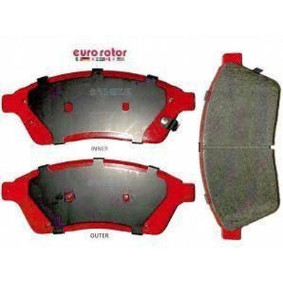 Front Semi Metallic Pads by EUROROTOR - F1D1422A