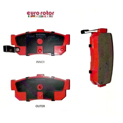 EUROROTOR - ID595H - Rear Ceramic Pads by EUROROTOR - ID595H