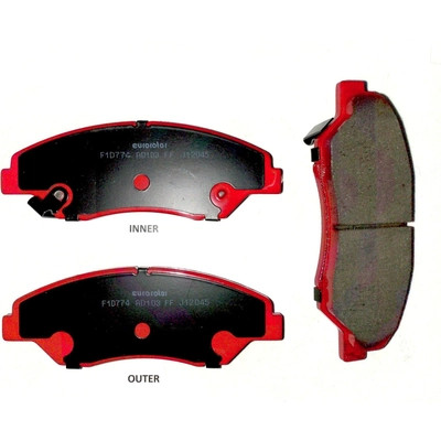 Front Ceramic Pads by EUROROTOR - ID774