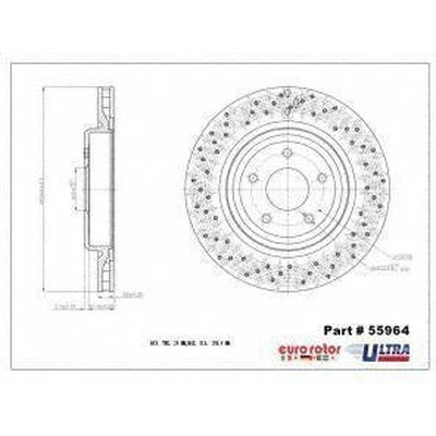 EUROROTOR - 55964 - Rear Disc Brake Rotor by EUROROTOR - 55964
