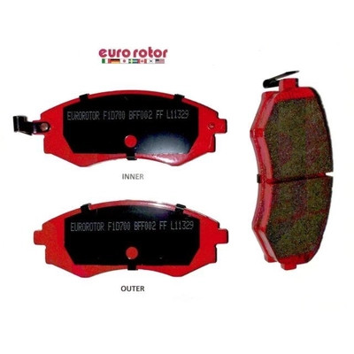 EUROROTOR - F1D700 - Front Semi Metallic Pads by EUROROTOR - F1D700