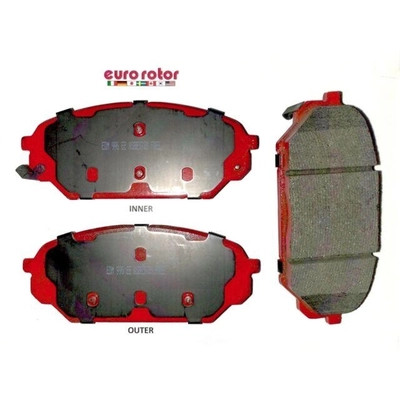 EUROROTOR - F1D1301H - Front Semi Metallic Pads by EUROROTOR - F1D1301H