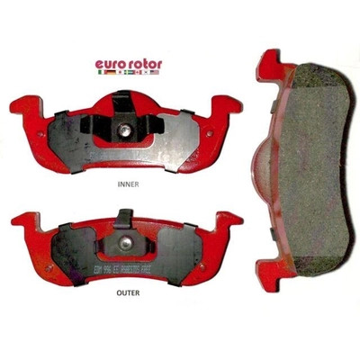 EUROROTOR - F1D1279 - Rear Semi Metallic Pads by EUROROTOR - F1D1279