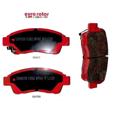 EUROROTOR - ID562 - Front Ceramic Pads by EUROROTOR - ID562