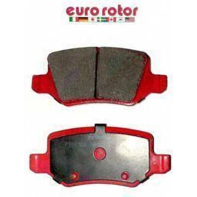 Rear Semi Metallic Pads by EUROROTOR - F1D1358H