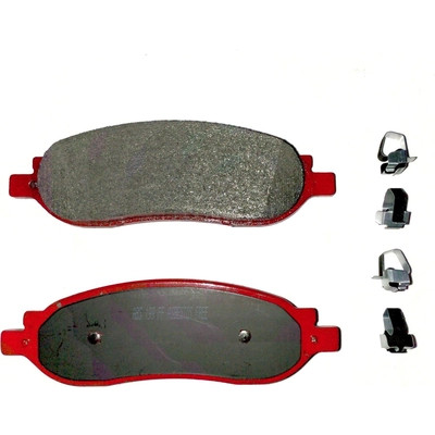 Rear Semi Metallic Pads by EUROROTOR - F1D1068H