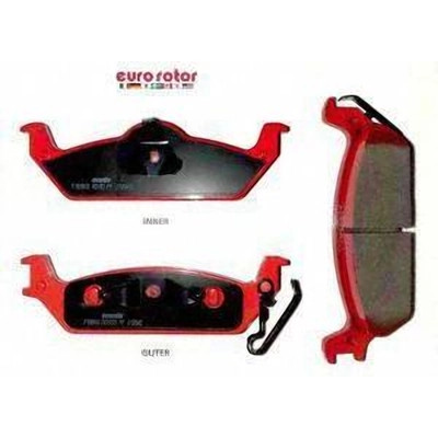 Rear Semi Metallic Pads by EUROROTOR - F1D963H