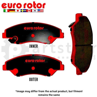 EUROROTOR - XD827H - Front Disc Pads by EUROROTOR - XD827H