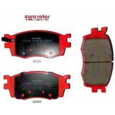 EUROROTOR - F1D1156H - Front Semi Metallic Pads