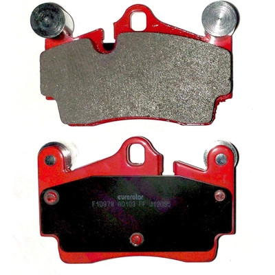 Rear Semi Metallic Pads by EUROROTOR - F1D978H
