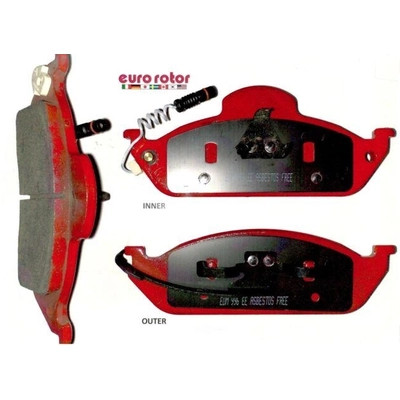 EUROROTOR - F1D760H - Front Semi Metallic Pads by EUROROTOR - F1D760H