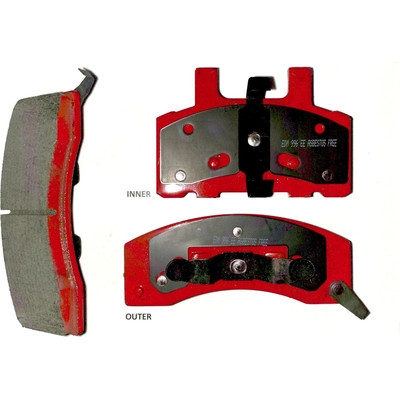 Front Ceramic Pads by EUROROTOR - ID845