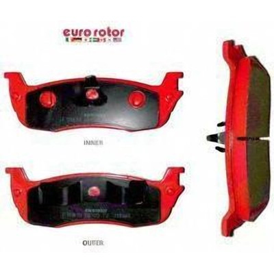 EUROROTOR - F1D879H - Rear Semi Metallic Pads by EUROROTOR - F1D879H