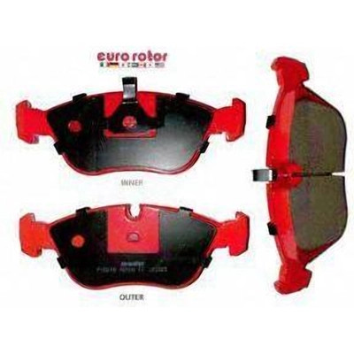 EUROROTOR - F1D618H - Front Semi Metallic Pads by EUROROTOR - F1D618H