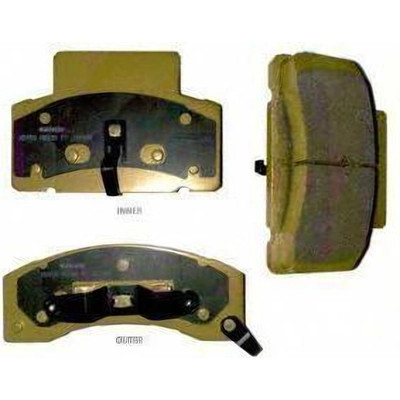 EUROROTOR - XD459 - Front Semi Metallic Pads by EUROROTOR - XD459