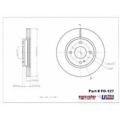EUROROTOR - FO127 - EUROROTOR - FO127 - Front Premium Rotor
