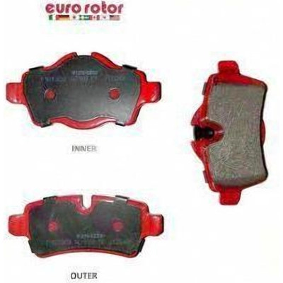 EUROROTOR - F1D1309H - Rear Semi Metallic Pads by EUROROTOR - F1D1309H