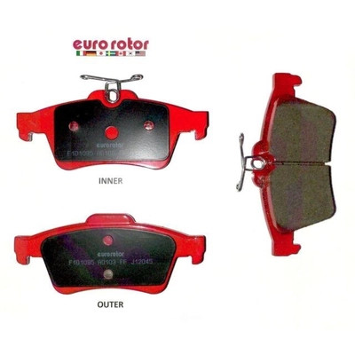 EUROROTOR - F1D1095H - EUROROTOR - F1D1095H - Rear Semi Metallic Pads
