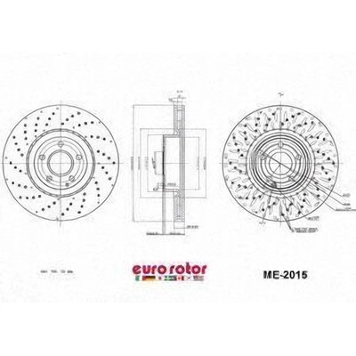 EUROROTOR - ME2015 - Front Premium Rotor by EUROROTOR - ME2015