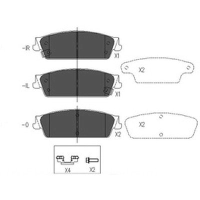 EUROROTOR - ID1194H - Rear Ceramic Pads