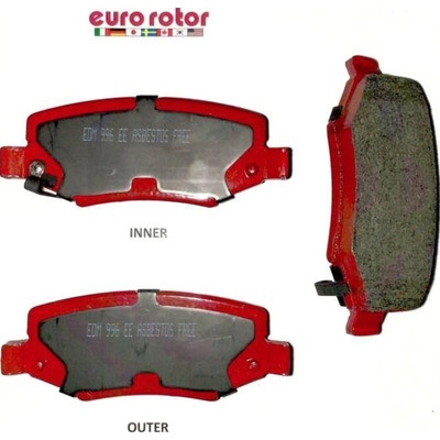 EUROROTOR - ID1274H - Rear Ceramic Pads by EUROROTOR - ID1274H