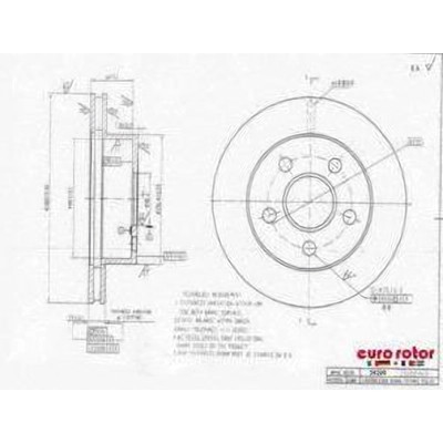 EUROROTOR - 54290 - Front Premium Rotor by EUROROTOR - 54290