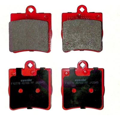 Rear Semi Metallic Pads by EUROROTOR - F1D779