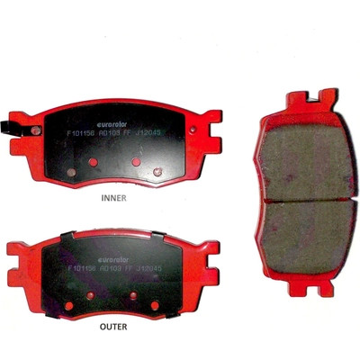 EUROROTOR - ID1156H - Front Ceramic Pads