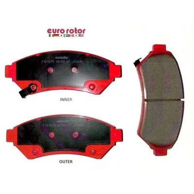 EUROROTOR - F1D1075H - EUROROTOR - F1D1075H - Front Semi Metallic Pads