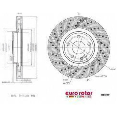 EUROROTOR - ME265 - Front Premium Rotor