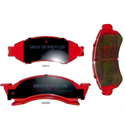 Front Semi Metallic Pads by EUROROTOR - F1D50