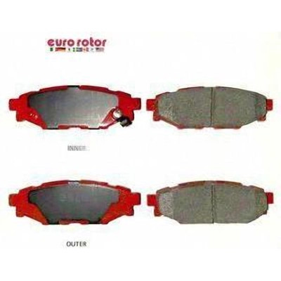 EUROROTOR - F1D1114H - EUROROTOR - F1D1114H - Rear Semi Metallic Pads