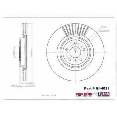 EUROROTOR - NI4021 - Front Premium Rotor