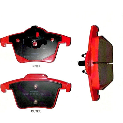 EUROROTOR - F1D980H - Rear Semi Metallic Pads