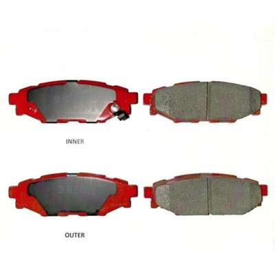 EUROROTOR - ID1114H - Rear Ceramic Pads