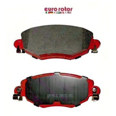 EUROROTOR - F1D910 - Front Semi Metallic Pads by EUROROTOR - F1D910
