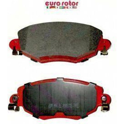 EUROROTOR - F1D910 - Front Semi Metallic Pads by EUROROTOR - F1D910