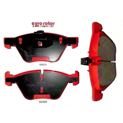 EUROROTOR - F1D1061 - Front Semi Metallic Pads by EUROROTOR - F1D1061